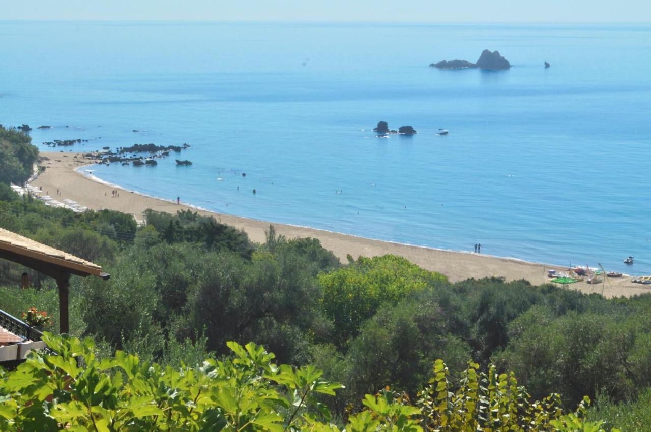 Large Apartment By The Pool - Pelekas Beach, Corfu Exterior photo
